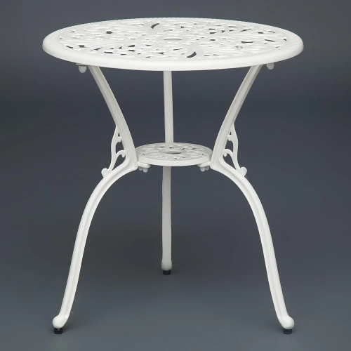 Комплект Secret De Maison Romance (стол +2 стула) алюминиевый сплав, D60/H67, 53х41х89см, butter white