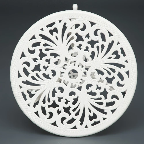 Комплект Secret De Maison Romance (стол +2 стула) алюминиевый сплав, D60/H67, 53х41х89см, butter white