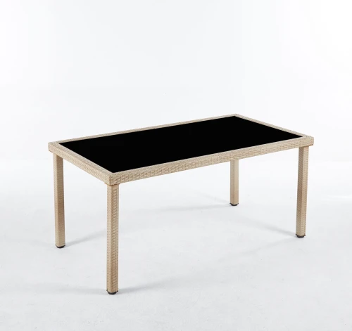 Стол из искусственного ротанга ЕГИПЕТ «EGYPT» 200х90 (Greige)