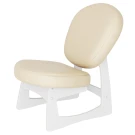 Кресло для отдыха Смарт G Силуэт экокожа Ева 2, каркас молочный дуб Кресло для отдыха Смарт G Силуэт экокожа Ева 2, каркас молочный дуб