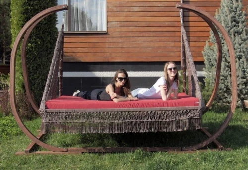 Комплект: подвесное кресло-гамак Марракеш с каркасом