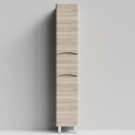 Пенал Адель 35 (1 ящик, 2 двери) напольный, Дубослив ореховый светлый ПВХ 3445, правый