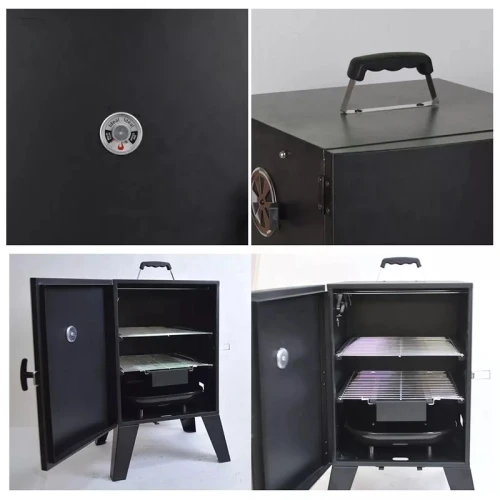 Электрическая Коптильня гриль Vertical Electric Smoker 56 x 49 x 82 см две решетки