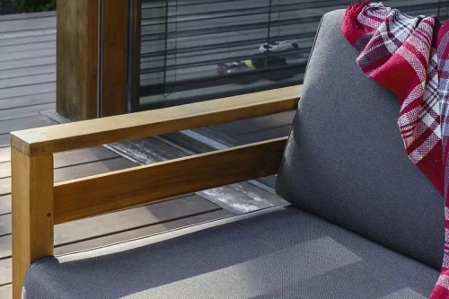 Софа BOOKA 2-х местная с правым подлокотником из акации  Joygarden