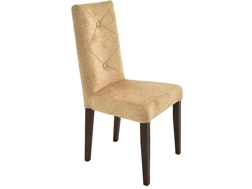 Стул «Помпей» ромб, Лама 02, орех темный