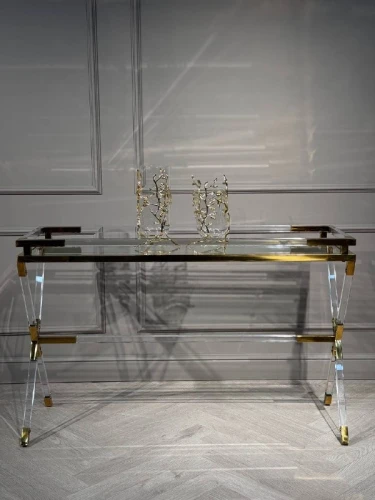 Консоль Джорджия MH-10ST, 120х40х76 см, прозрачный