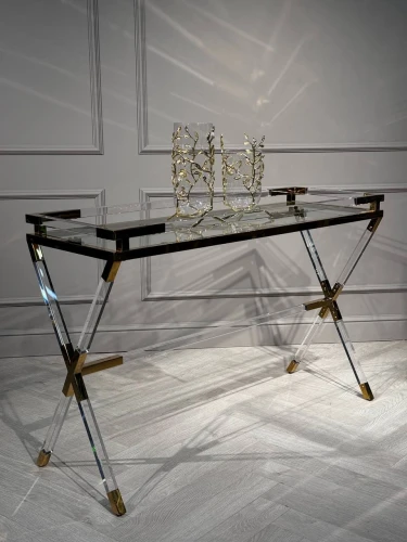 Консоль Джорджия MH-10ST, 120х40х76 см, прозрачный