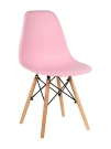 GH801/DC111 Стул пластиковый, РОЗОВЫЙ#8067, каркас бук