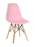 GH801/DC111 Стул пластиковый, РОЗОВЫЙ#8067, каркас бук