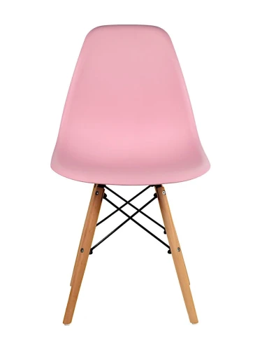 GH801/DC111 Стул пластиковый, РОЗОВЫЙ#8067, каркас бук