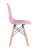 GH801/DC111 Стул пластиковый, РОЗОВЫЙ#8067, каркас бук