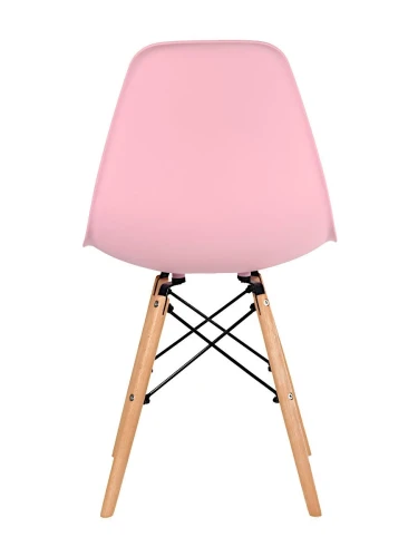 GH801/DC111 Стул пластиковый, РОЗОВЫЙ#8067, каркас бук