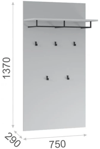 Вешалка «Йорк», Белый