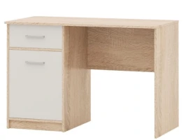 Стол «Стелс» 110 1д1ящ, Дуб сонома/белый