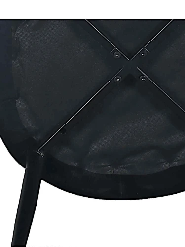 DC444 Стул мягкий, ЧЕРНЫЙ#MJ 420-48 велюр, каркас металл черный