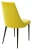 Стул NEPAL-P ЖЕЛТЫЙ #H19, велюр/ черный каркас М-City