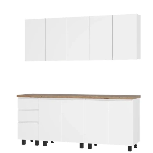 Кухня Честер 2,0 м, Белый