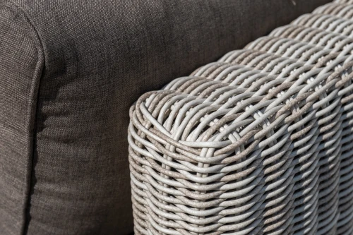 "Лунго" трансформирующаяся лаунж-зона из искусственного ротанга, цвет бежевый