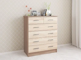 Комод большой Катрин 5, ясень шимо/дуб сонома