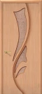 Межкомнатная дверь шпон BRAVO Эксклюзив Ф-05 (Дуб) Риф.
