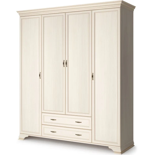 Шкаф Сиена 4дв, бежевый