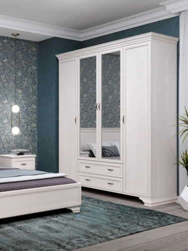 Шкаф Сиена 4дв, бежевый