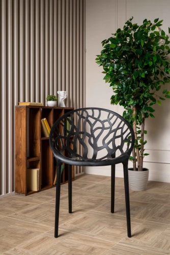 Пластиковый стул ARIA черный