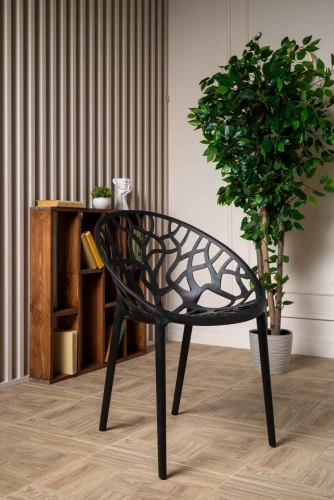 Пластиковый стул ARIA черный