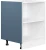 Фасад боковой Фьюжн для нижнего шкафа Silky Blue