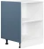 Фасад боковой Фьюжн для нижнего шкафа Silky Blue