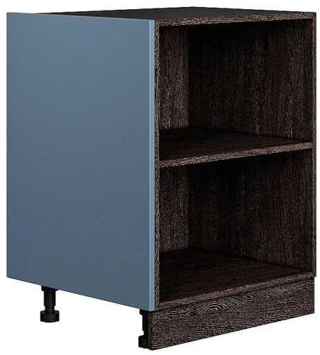 Фасад боковой Фьюжн для нижнего шкафа Silky Blue