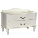 Тумбочка Джульетта широкая 2 ящика дуб шампань Л