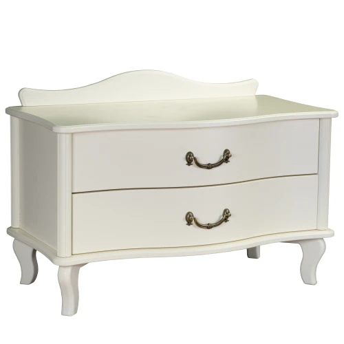 Тумбочка Джульетта широкая 2 ящика дуб шампань Л