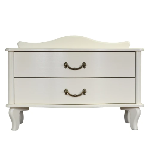 Тумбочка Джульетта широкая 2 ящика дуб шампань Л