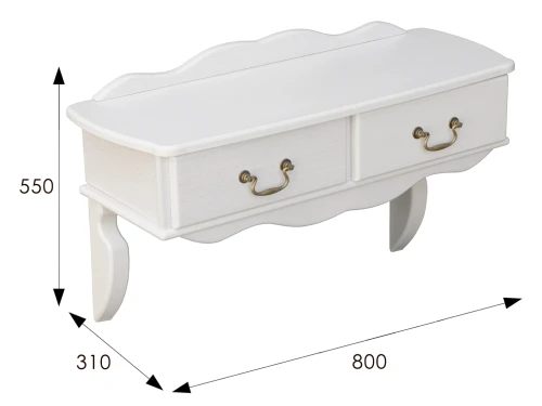 Консоль Берже 20 белый ясень