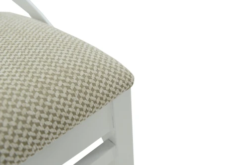 Обеденная группа Фабрицио/Соло Венский 2 белая, Дождь 29-4 Жаккард