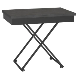 Стол универсальный трансформируемый АНДРЭ Loft ЛДСП интра/чёрный