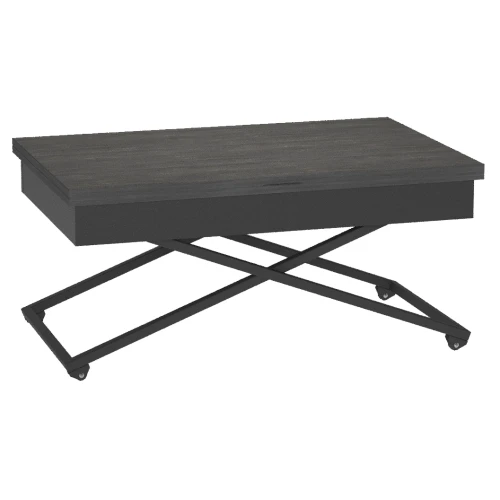 Стол универсальный трансформируемый АНДРЭ Loft ЛДСП интра/чёрный