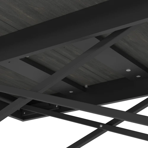 Стол универсальный трансформируемый АНДРЭ Loft ЛДСП интра/чёрный