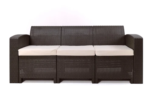 Раттан Премиум / Rattan Premium, диван трехместный, венге