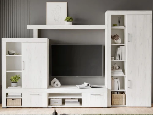 Шкаф «Гранд» ШК-4, дуб крафт белый