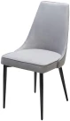 Стул NEPAL-P СВЕТЛО-СЕРЫЙ BM-4, велюр/ черный каркас М-City Стул NEPAL-P СВЕТЛО-СЕРЫЙ BM-4, велюр/ черный каркас М-City