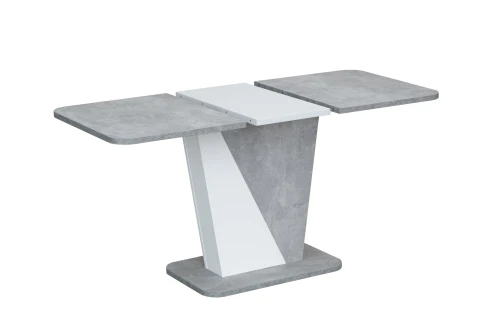 Ст 80.041 Стол обеденный "RICKY", корпус Бетон, Белый