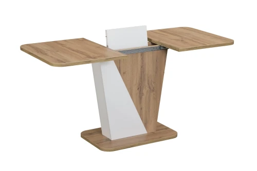 Ст 80.041 Стол обеденный "RICKY", корпус Бетон, Белый