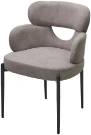 Стул VALTER AR627-11B Молочный, ткань / Черный каркас, ®DISAUR