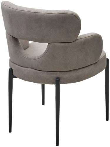 Стул VALTER AR627-11B Молочный, ткань / Черный каркас, ®DISAUR