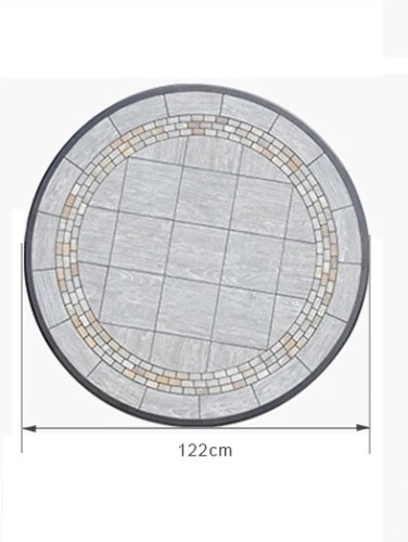 Комплект из литого алюминия с керамикой Марбелья(120см) + 6 кресел Джунген арт.74472/74373-6
