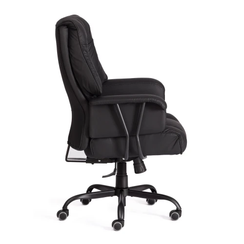 Кресло BROOKLYN кожзам, черный