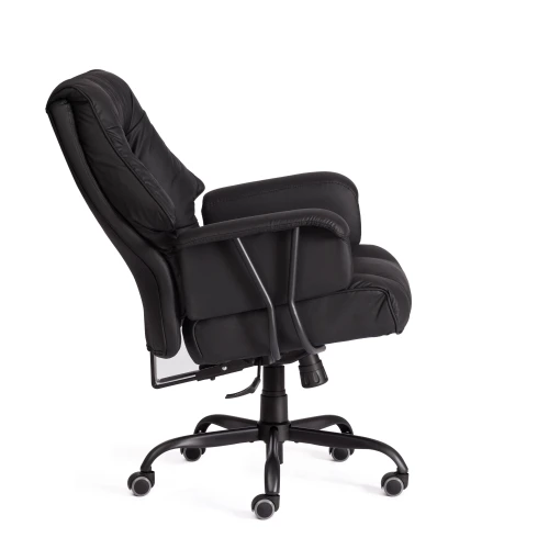 Кресло BROOKLYN кожзам, черный