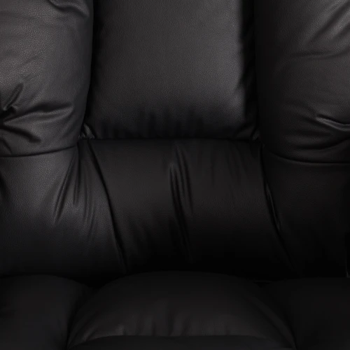 Кресло BROOKLYN кожзам, черный